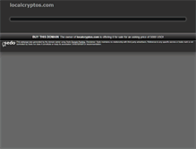 Tablet Screenshot of localcryptos.com